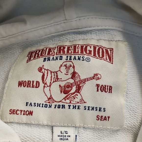 True Religion Black and White Women's Hoodie - Picture 4 of 4